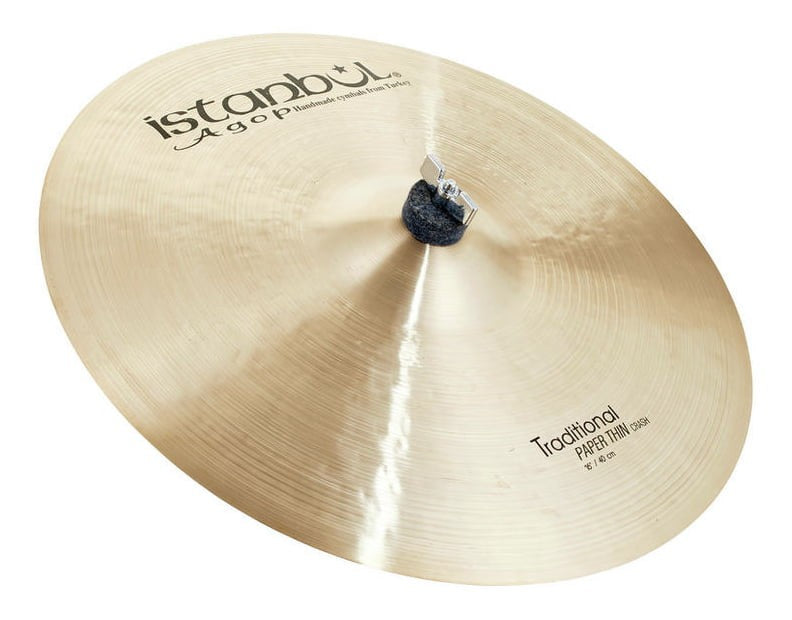 Istanbul Agop Traditional Paper Thin Crash 16 Plato Batería 2