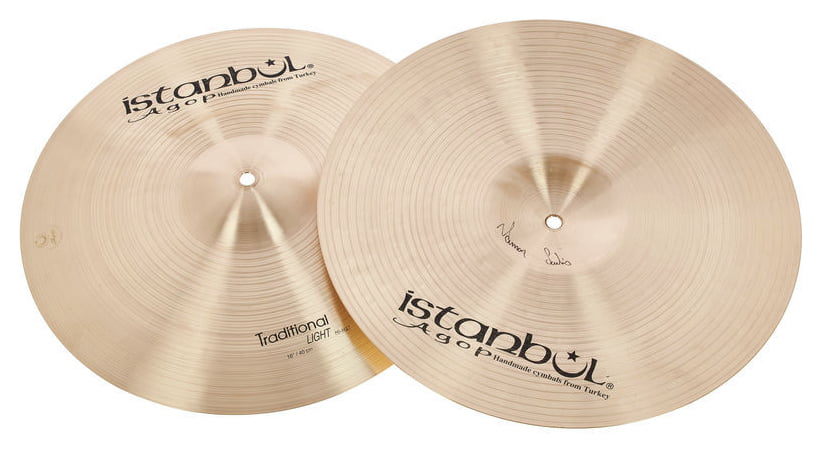 Istanbul Agop Traditional Hihat Light 16 Platos Batería 3