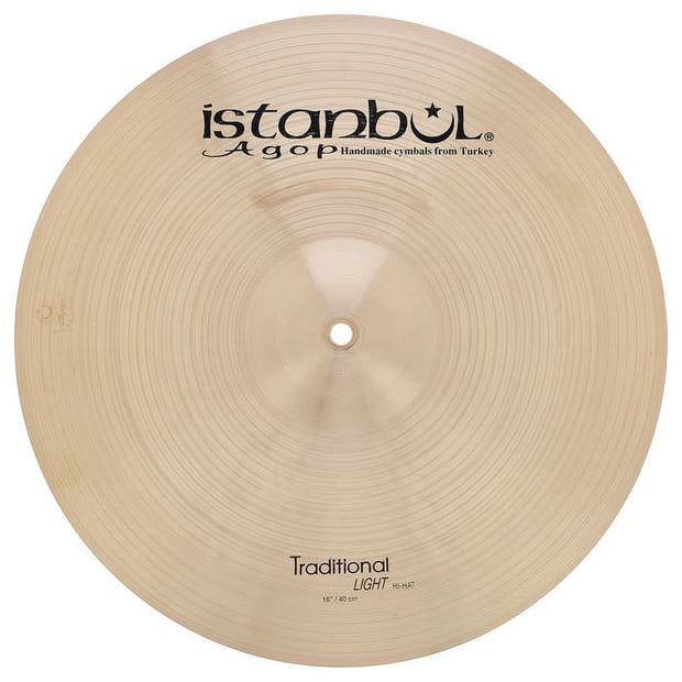 Istanbul Agop Traditional Hihat Light 16 Platos Batería 4