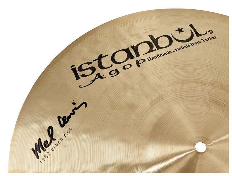 Istanbul Agop Signature Mel Lewis 1982 Crash 18 Plato Batería 3