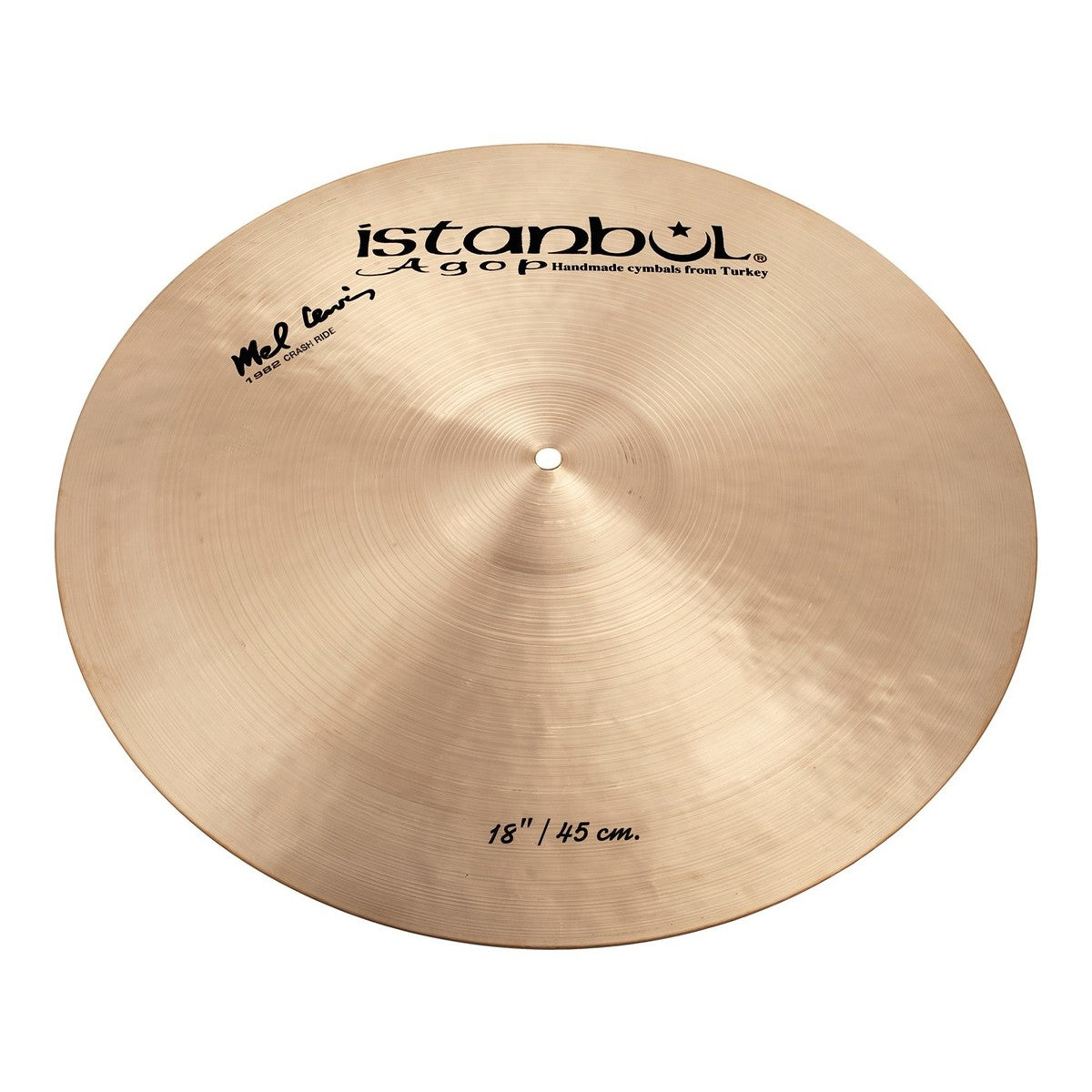 Istanbul Agop Signature Mel Lewis 1982 Crash 18 Plato Batería 5