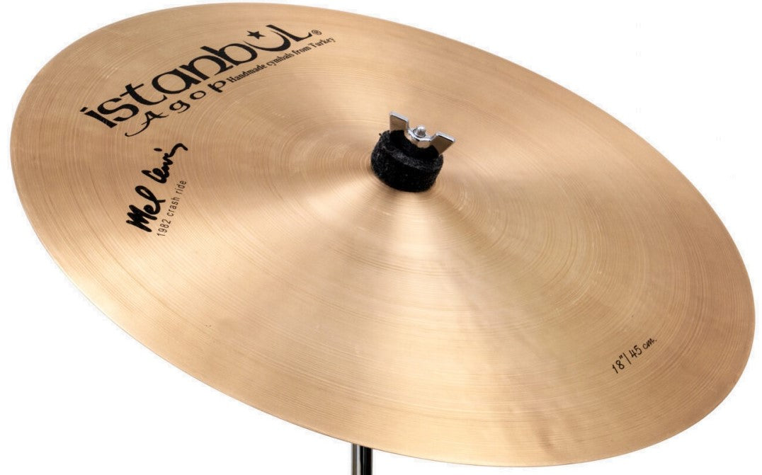 Istanbul Agop Signature Mel Lewis 1982 Crash 18 Plato Batería 6