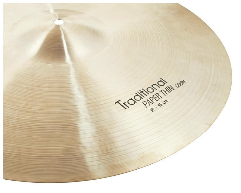 Istanbul Agop Traditional Paper Thin Crash 18 Plato Batería 2