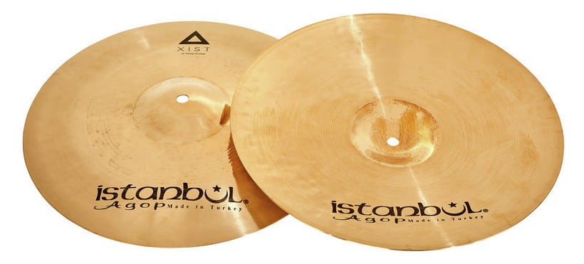 Istanbul Agop Set 4 Xist Brilliant Platos Batería con Funda 5