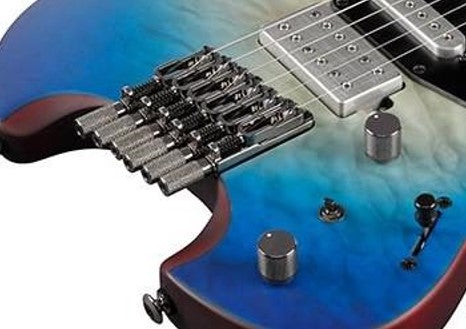 Ibanez Qx54QM BSM Guitarra Eléctrica Blue Sphere Burst Matte 12