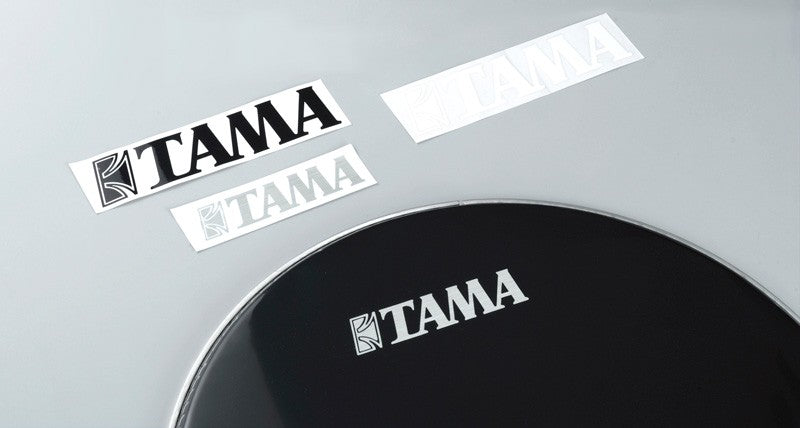 Tama TLS70WH Adhesivo Logo Tama Blanco para Parche 1