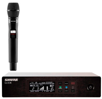 Shure -Pack- QLXD4E Receptor Inalámbrico + QLXD2 KSM9 H51 Transmisor de Mano 1
