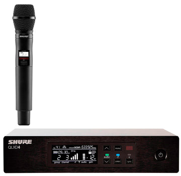 Shure -Pack- QLXD4E Receptor Inalámbrico + QLXD2 SM87 H51 Transmisor de Mano 1