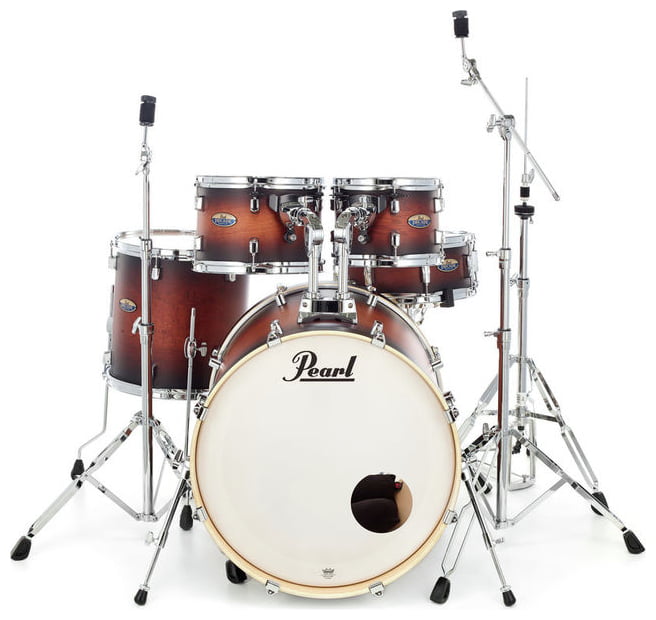 Pearl DMP925S C260 Decade Maple Batería Acústica con Herrajes Satin Brown Burst 2