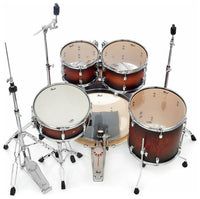 Pearl DMP925S C260 Decade Maple Batería Acústica con Herrajes Satin Brown Burst 5