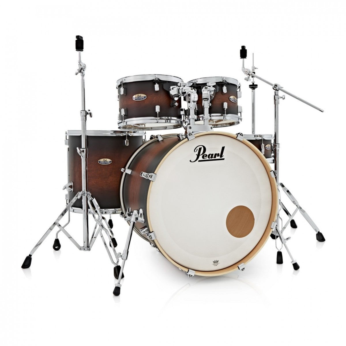 Pearl DMP925S C260 Decade Maple Batería Acústica con Herrajes Satin Brown Burst 23