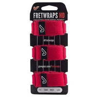 Gruv Gear FW-3PK-RED-SM Pack 3 Fretwraps HD Fire Rojo Pequeños 4