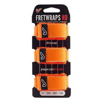 Gruv Gear FW-3PK-ORG-SM Pack 3 Fretwraps HD Flare Naranja Pequeños 3