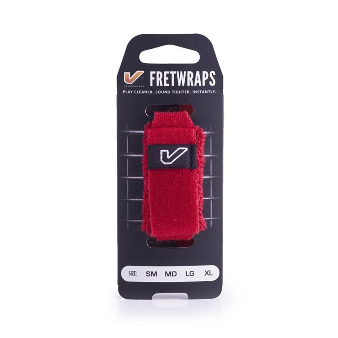 Gruv Gear FW-1PK-RED-SM Fretwraps HD Fire Rojo Pequeño 2