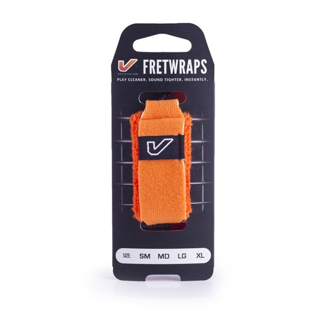 Gruv Gear FW-1PK-ORG-SM Fretwraps HD Flare Naranja Pequeño 2