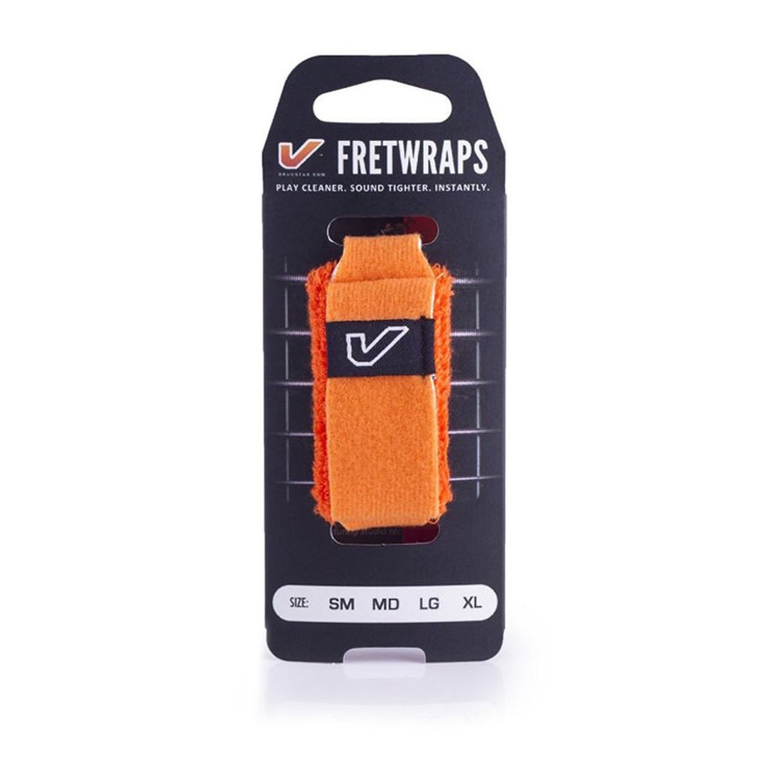 Gruv Gear FW-1PK-ORG-LG Fretwraps HD Flare Naranja Grande 2