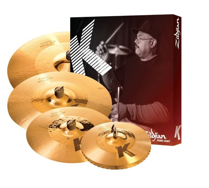 Zildjian K1250 K Custom Hybrid Juego Platos Batería 1