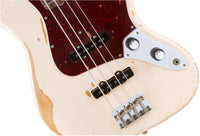 Fender Flea Artist Jazz Bass Road Worn RW Bajo Eléctrico Shell Pink 4