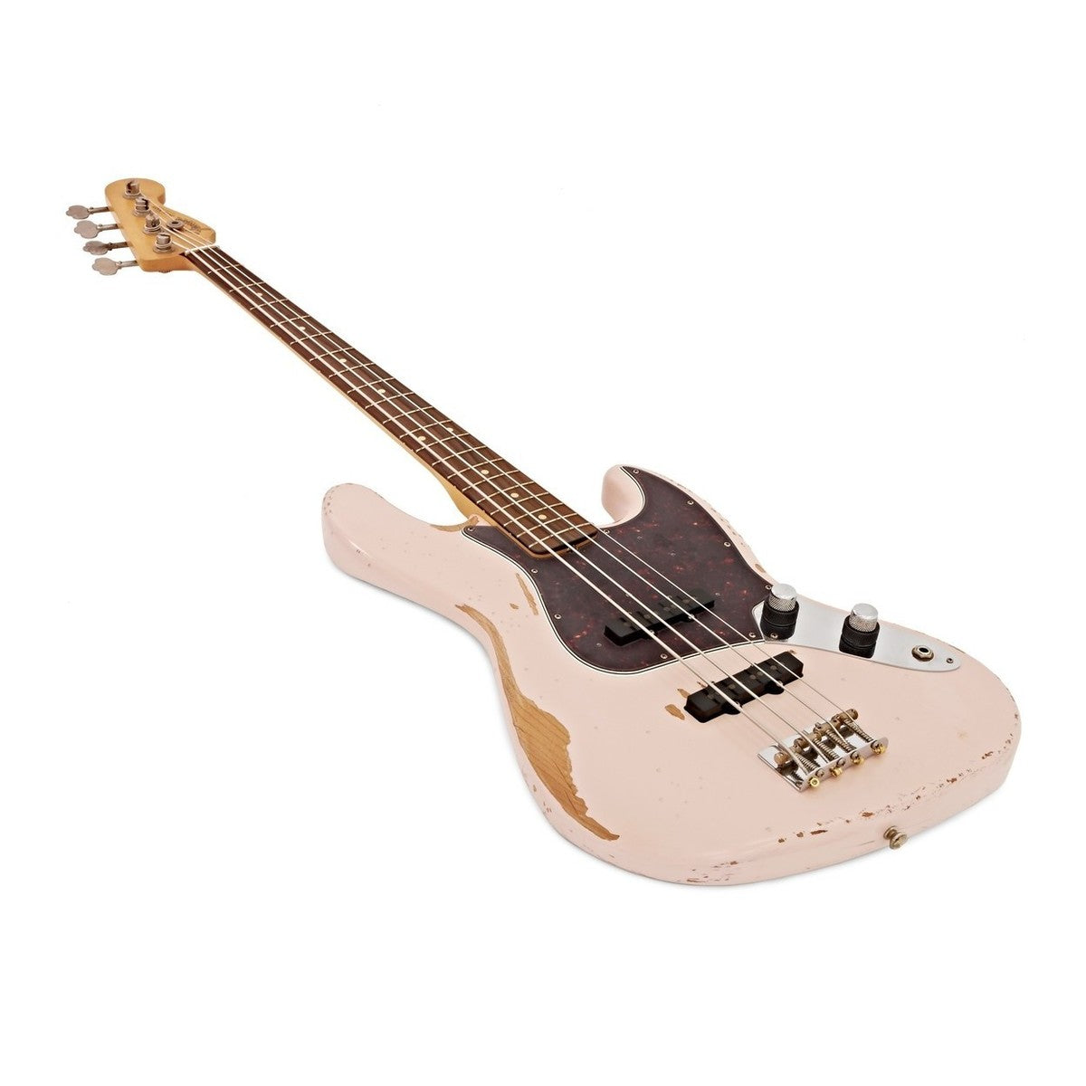 Fender Flea Artist Jazz Bass Road Worn RW Bajo Eléctrico Shell Pink 7