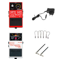 Boss -Pack- RC1 Pedal Looper + Boss TU3 Afinador + Alimentador y Cables 1