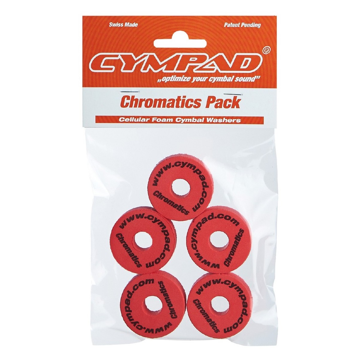 Cympad CS15/15-R Optimizer Chromatics Set 5 Fieltros Rojo 6