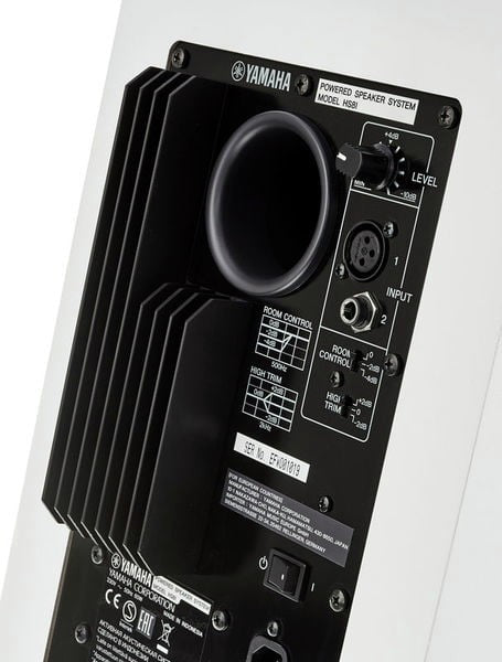 Yamaha HS8IW Monitor Estudio Biamplificado Blanco con Puntos Anclaje. Unidad 6