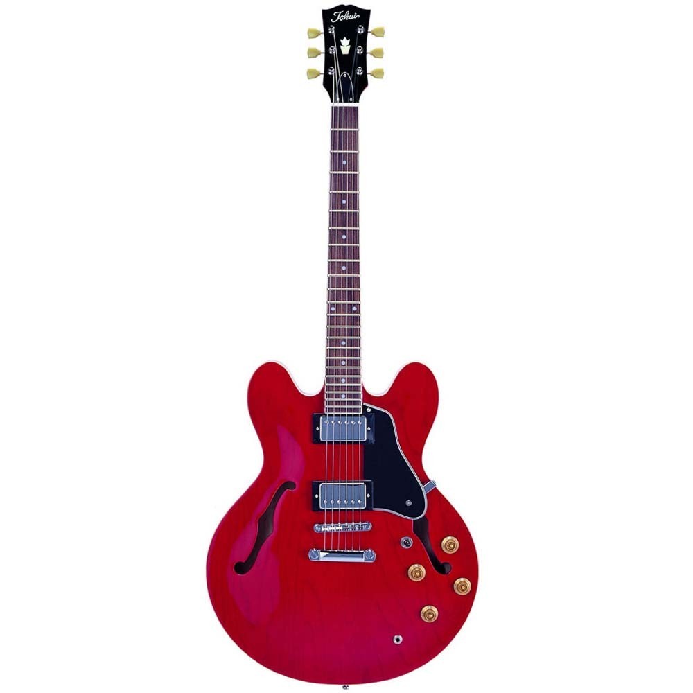 Tokai ES180 SR Guitarra Eléctrica Hollow Body Roja 1