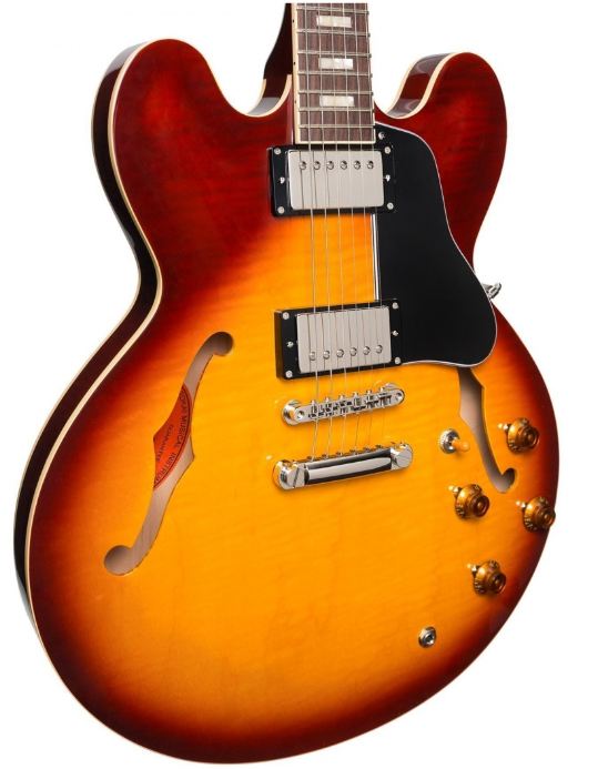 Tokai ES198 TB Guitarra Eléctrica Hollow Body Tobacco Burst 3