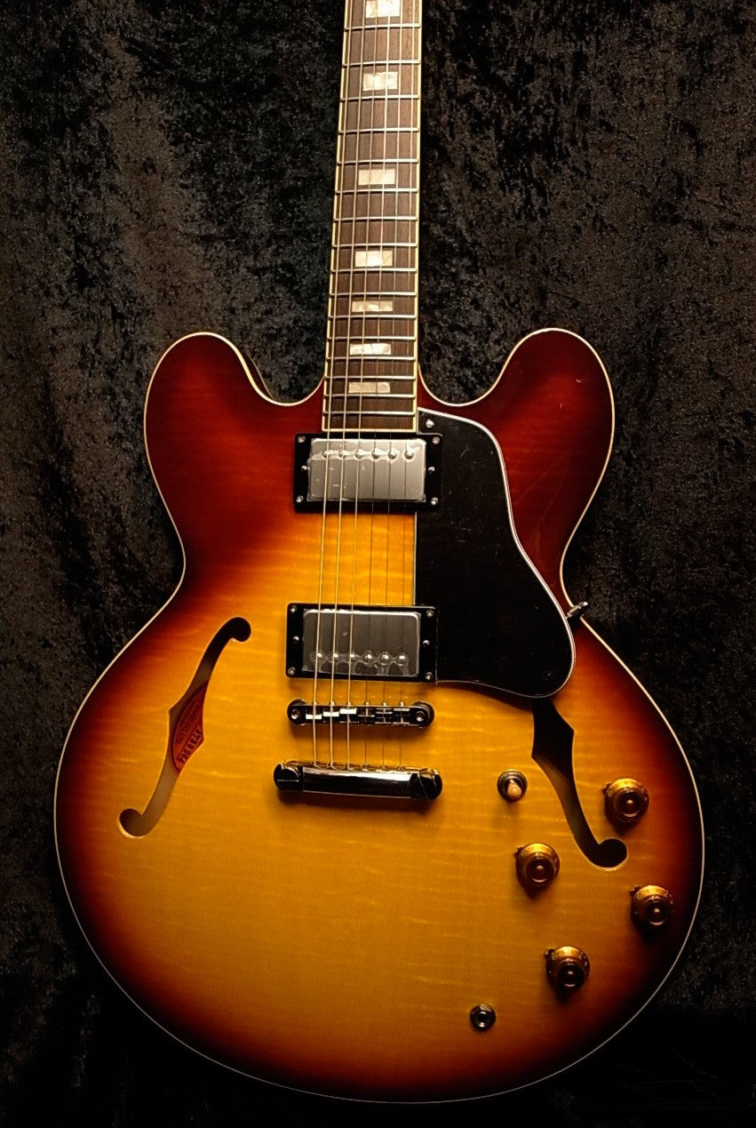 Tokai ES198 TB Guitarra Eléctrica Hollow Body Tobacco Burst 4