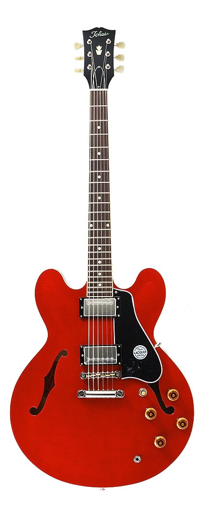 Tokai ES224 SR Guitarra Eléctrica Hollow Body Roja 1