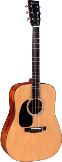 Eastman E10DL TC Guitarra Acústica Dreadnought para Zurdos Natural 1