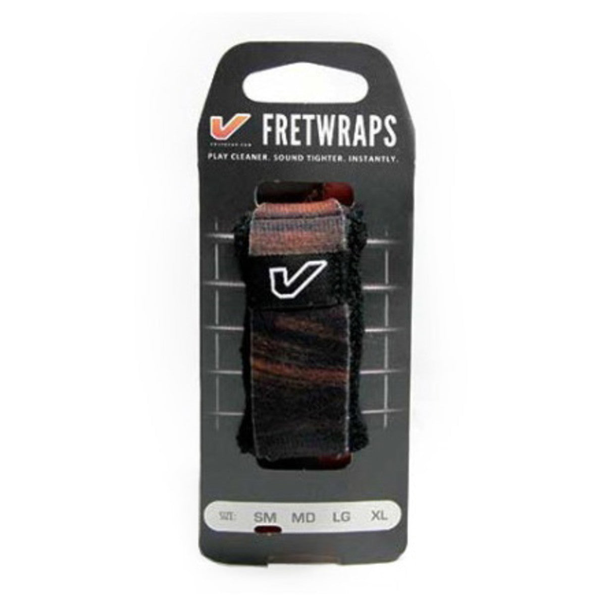 Gruv Gear FW-1PK-MED-SM Fretwraps Wood Walnut String Muters Pequeño 2