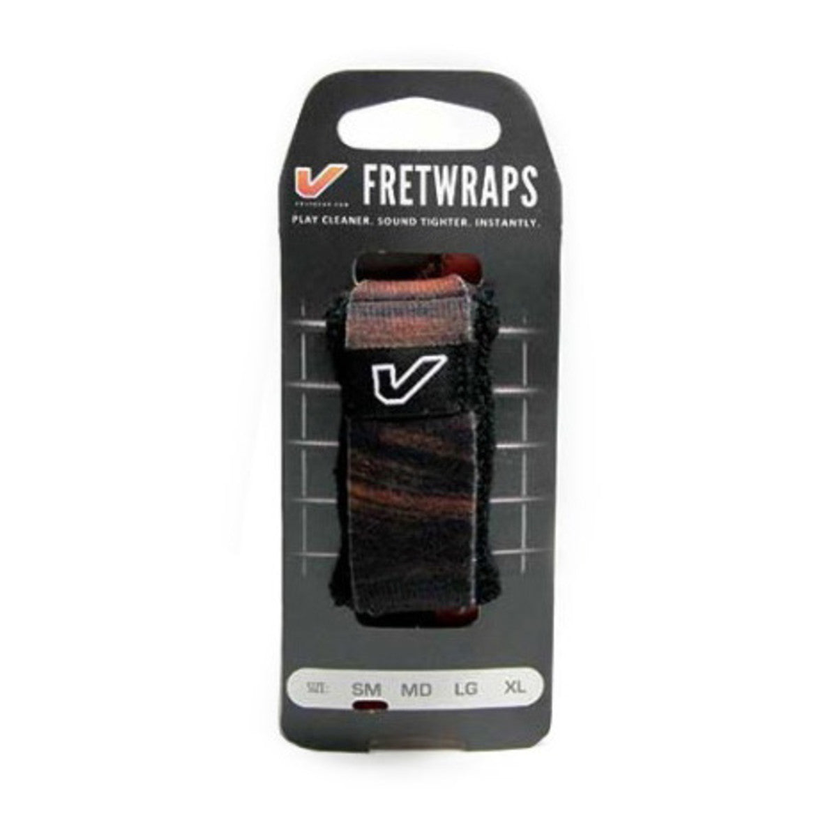 Gruv Gear FW-1PK-MED-MD Fretwraps Wood Walnut String Muters Mediano 2