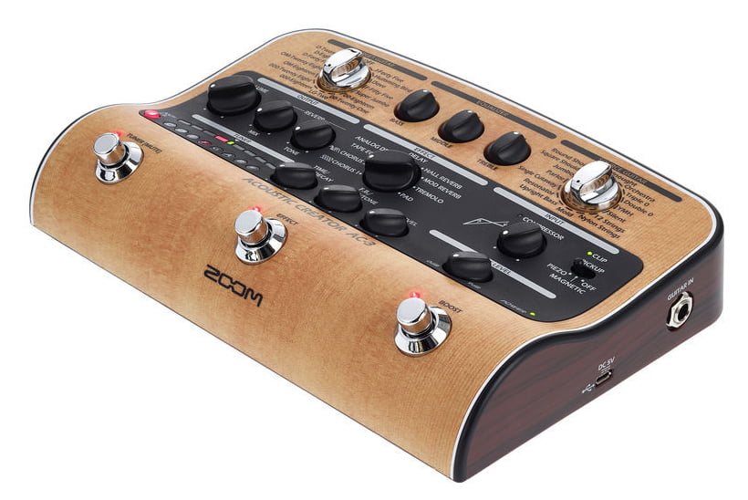 Zoom AC3 Acoustic Creator Pedalera Multiefectos Guitarra Acústica 5