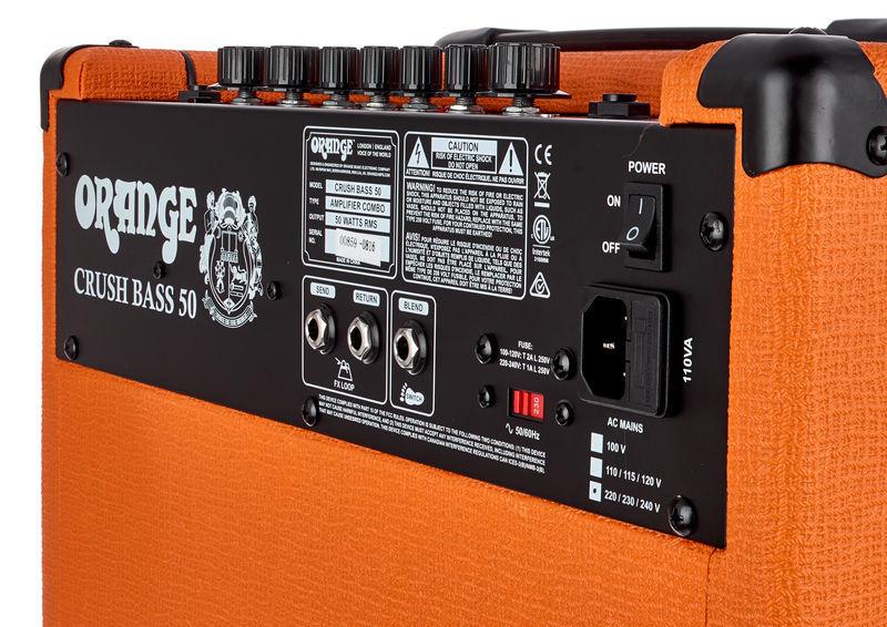 Orange Crush Bass 50 Amplificador Bajo 11