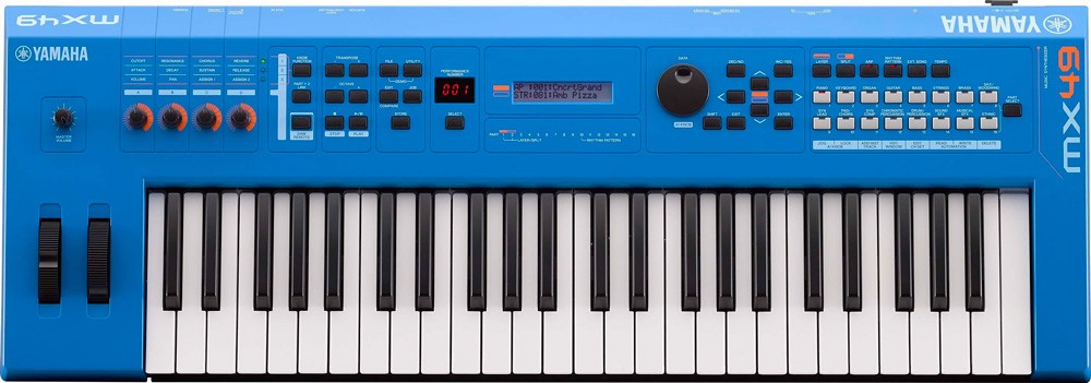 Yamaha MX49IIBU V2 Teclado Sintetizador Azul 1