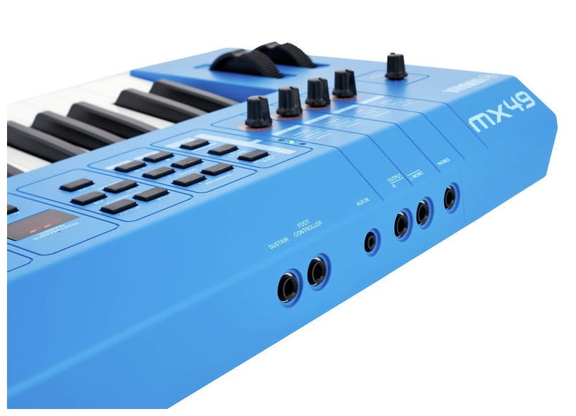 Yamaha MX49IIBU V2 Teclado Sintetizador Azul 6