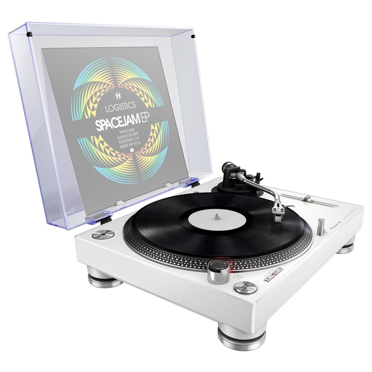 Pioneer DJ PLX500W Plato Giratorio Profesional Blanco 9