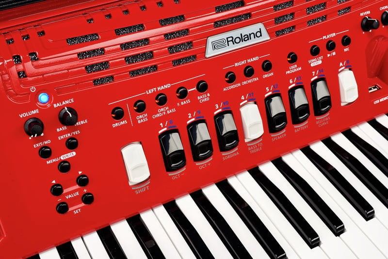 Roland Fr4X RD V Accordion Acordeón Digital Rojo 3