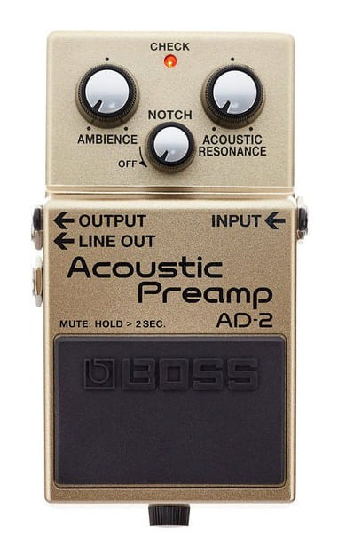 Boss AD2 Preamplificador Acústico Guitarra 1