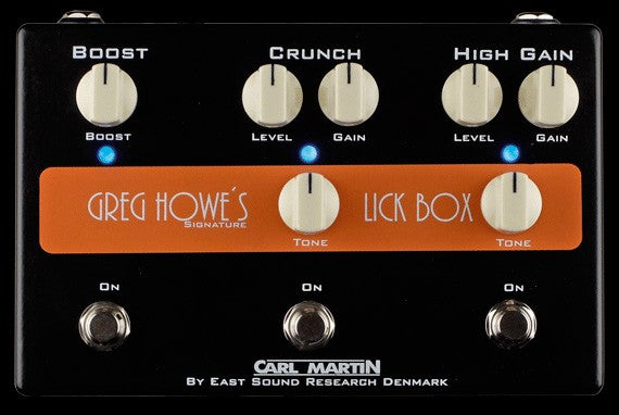 Carl Martin Lick Box Signature Greg Howe Pedal Distorsión 1