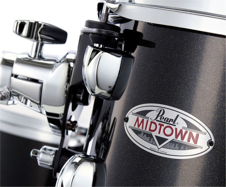 Pearl MDt764P C701 Midtown Batería Acústica Black Gold Sparkle 9