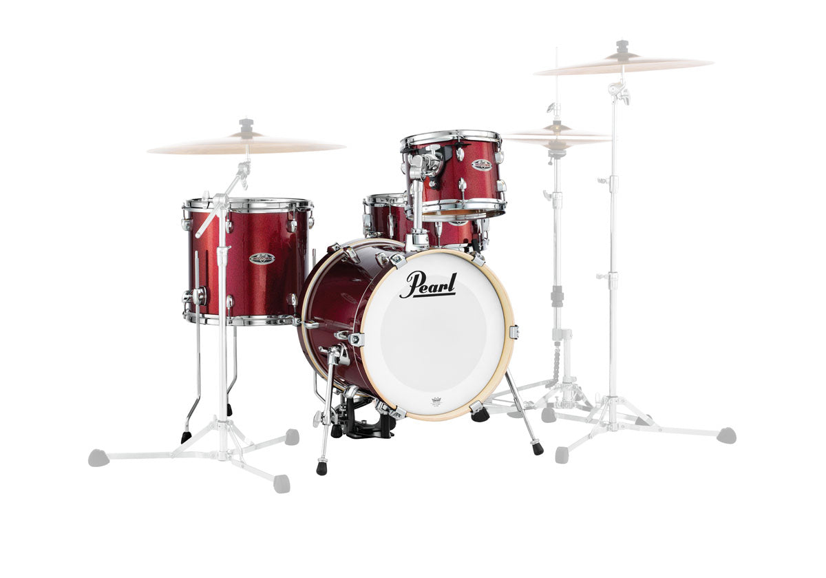 Pearl MDt764P C704 Midtown Batería Acústica Black Cherry Glitter 14