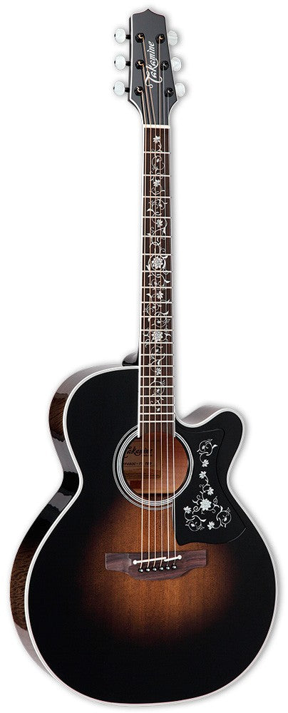 Takamine EF450CTT BB NEX Guitarra Electroacústica Black Burst 1