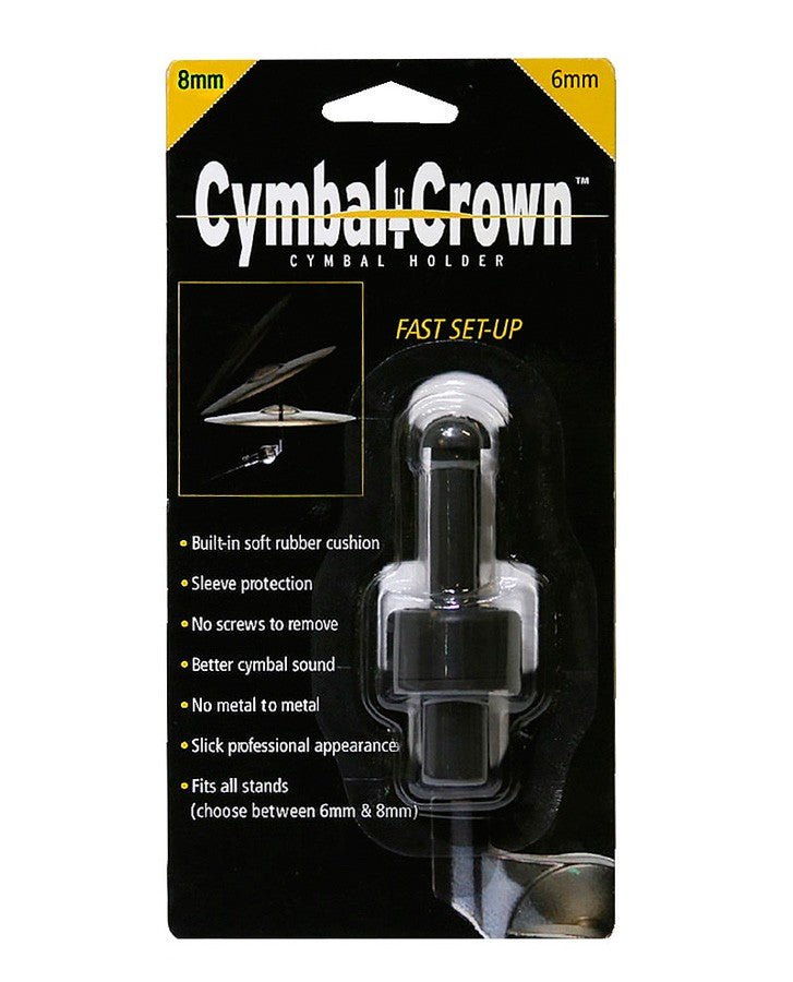 Cymbal Crown CCB6 Black 6mm Fijación Plato Batería 2