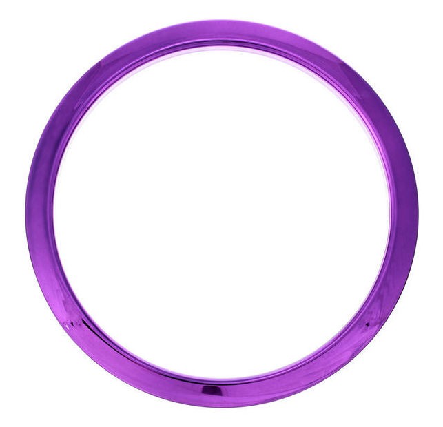 Bass Drum Os HCP6 Refuerzo Agujero Bombo Violeta Cromado 1