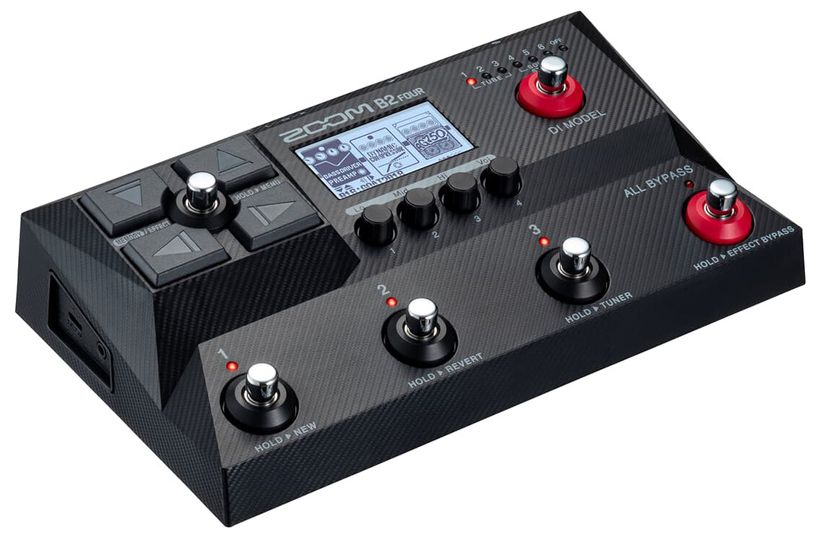 Zoom B2 Four Pedalera Multiefectos para Bajo 2