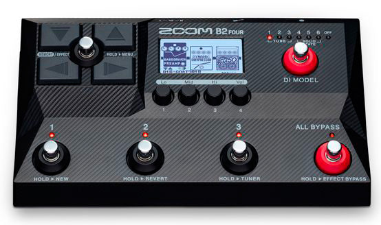 Zoom B2 Four Pedalera Multiefectos para Bajo 3