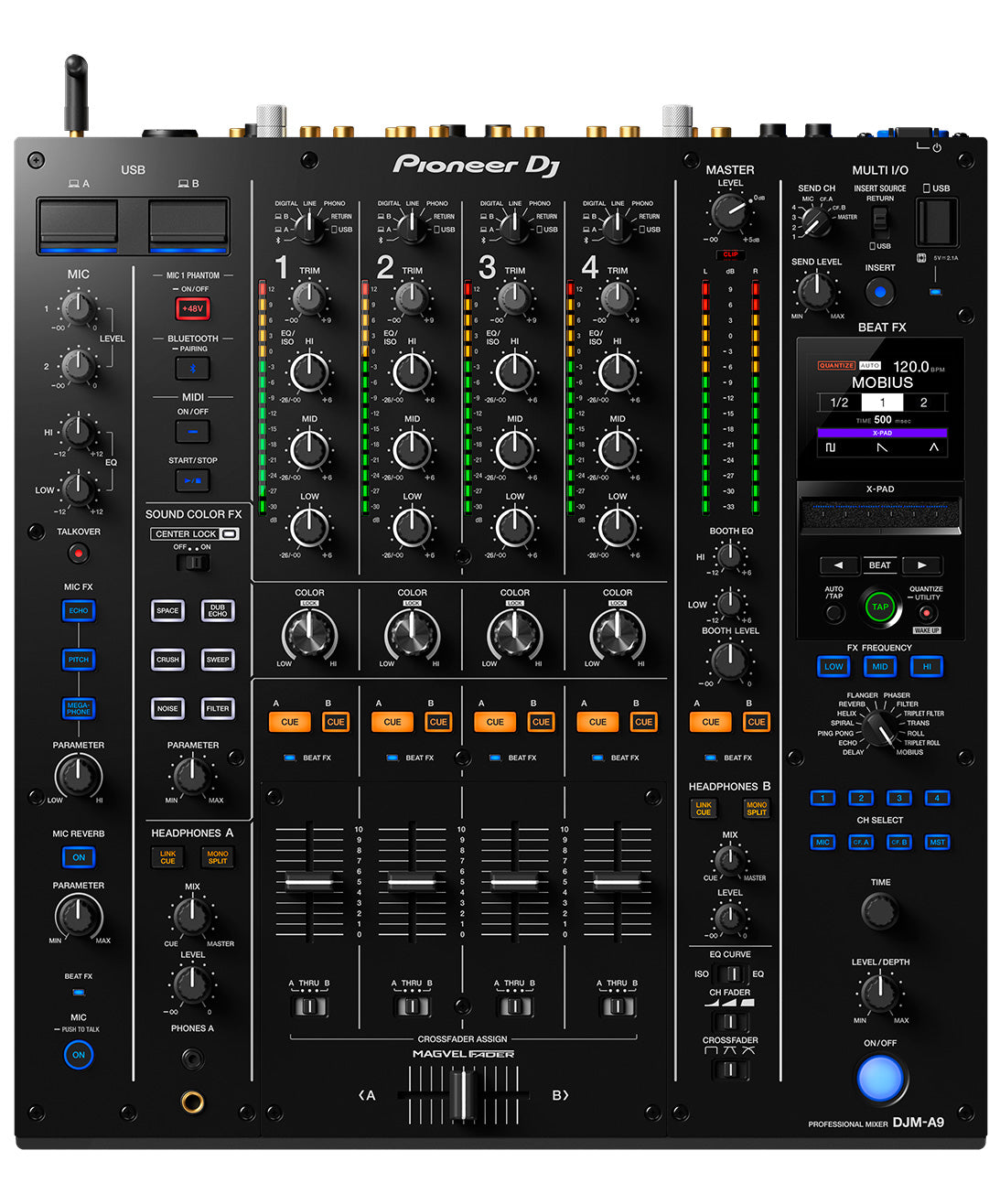 Pioneer DJ DJM-A9 Mesa de Mezclas Digital DJ 1