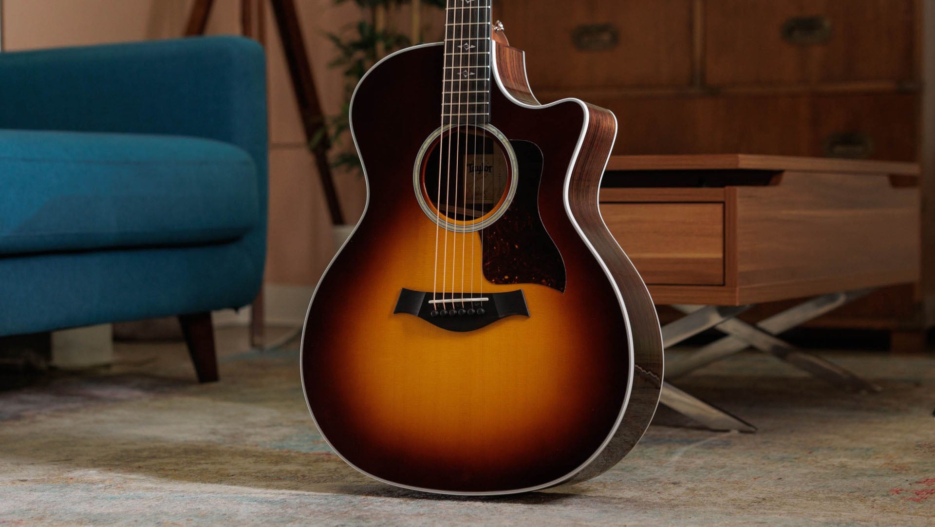 Taylor 414CE R Guitarra Electroacústica Grand Auditorium Tobacco Sunburst 11